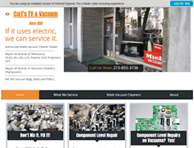 Tablet Screenshot of carlstvvacuum.com